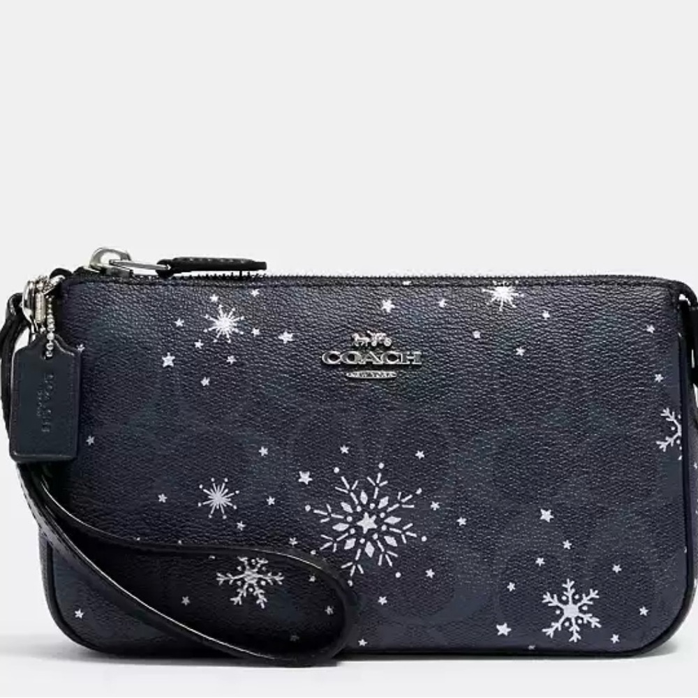 Coach Nolita 19 Signature Canvas Snowflake Print